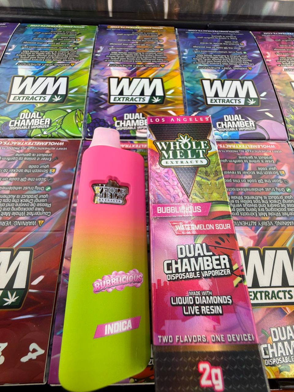 WhatsApp Image 2026-02-08 at 1.09.30 PM wholemelt dual chamber live liquid diamond disposable 2g