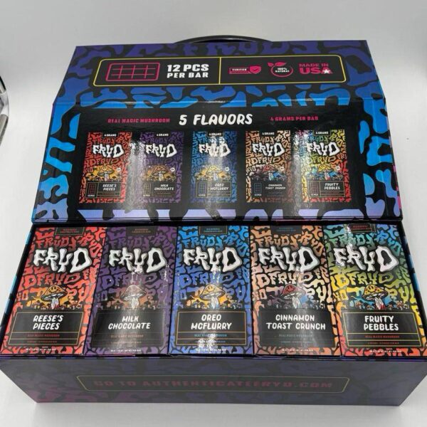 fryd mushroom chocolate bars