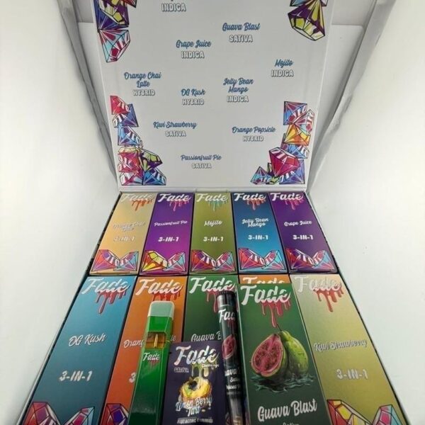 fade 2g disposable v2 3 in 1 pack live resin diamonds