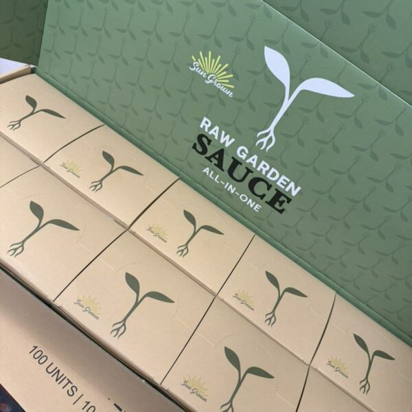 raw garden 1g disposable sauce
