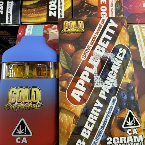 gold coast clear 2g disposable