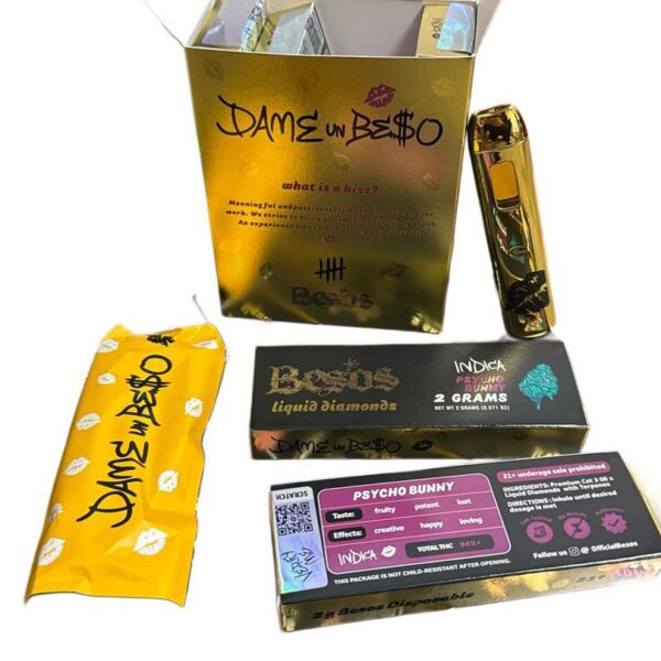 besos 2g disposable gold