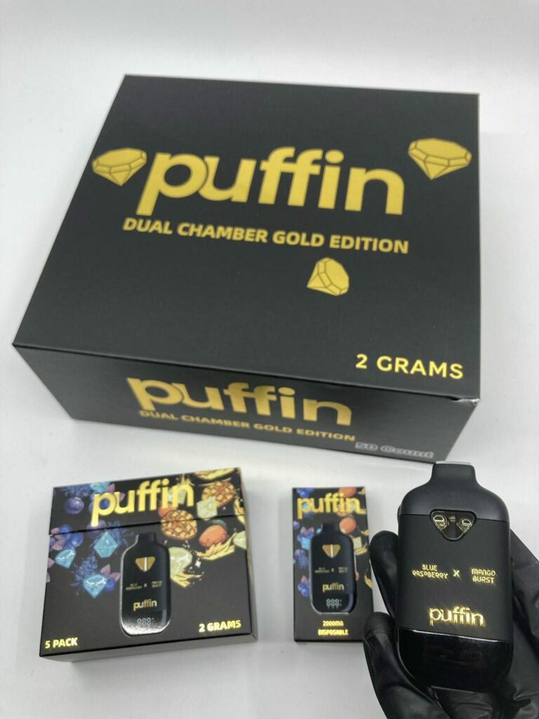 puffin dual chamber gold edition 2g disposable