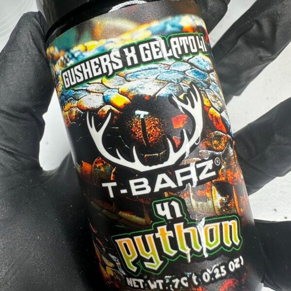 t -barz small batch python 41 weed