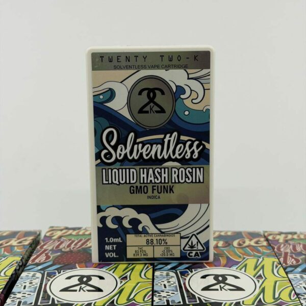 twenty two-k solventless liquid hash resin carts