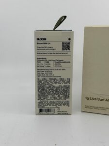 bloom 1g surf live resin