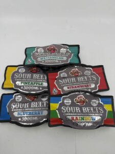 devour sour belts 3000mg gummies