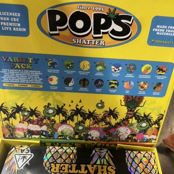 Pops Shatter Slabs Variety Packs