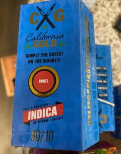 California Gold 1G Cartridges