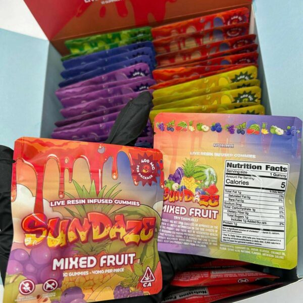 Sundaze Live Resin Infused Gummies